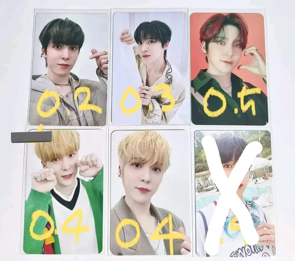 에이티즈 포카 양도 ateez pc sell